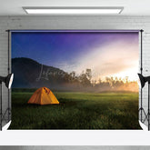 Lofaris Valley Camping Sunrise Scenery Photography Backdrop
